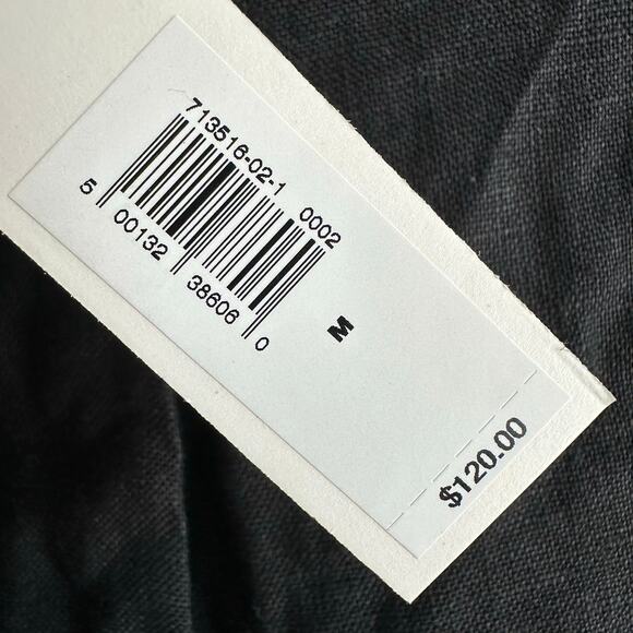 Banana Republic The Everyday Wide Leg Linen Pant Black M 713516 - Picture 6 of 12